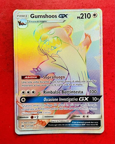 Lotto carte pokemon gumshoos - lotto,