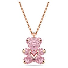 Collana Swarovski con ciondolo donna Teddy oro rosa rosa 5642976