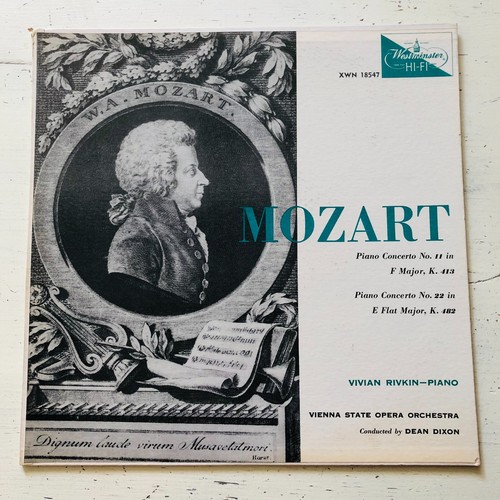 Mozart dixon rivkin - dixon, piano