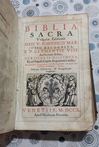 Bibbia antica con - antica,