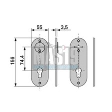 COPRITOPPA FIAM 98.01.0120 X SERRATURE 1120P 1120PV