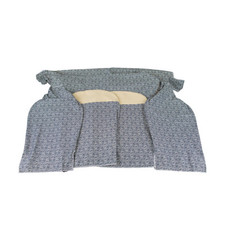 Fodere sedili blu in tessuto e