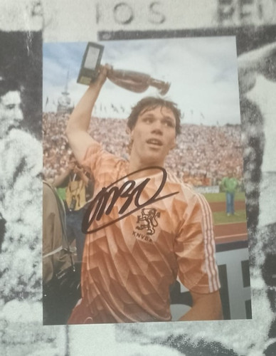 Autografo marco van basten - marco,
