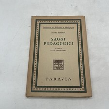 HENRY BERGSON - SAGGI PEDAGOGICI - ed paravia 1962