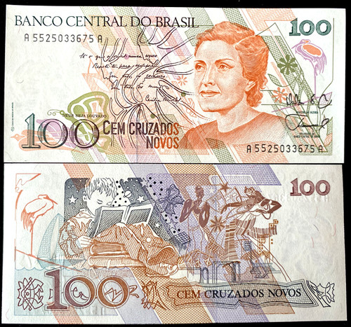 Brazil 100 cruzados - brazil,