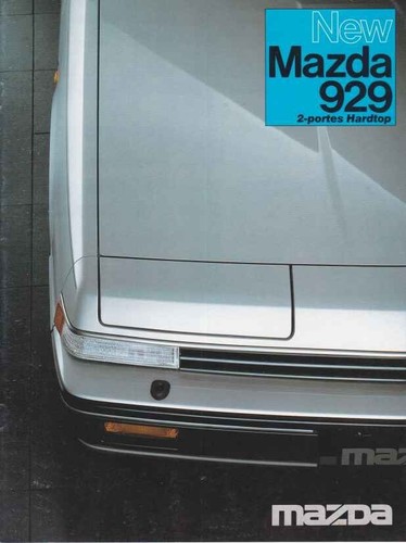 Catalogue brochure mazda 929 - catalogue,