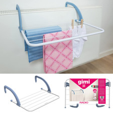 GIMI Stendibiancheria da balcone stendino termosifone stendipanni per ringhiera