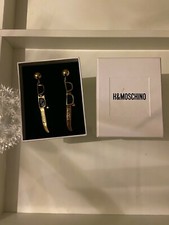 Orecchini pendenti Moschino H&M H&MOSCHINO nuovi new in box