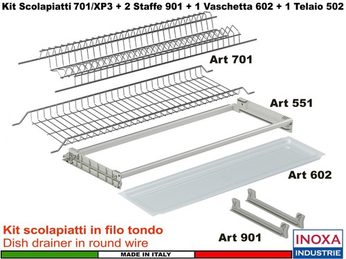 Kit scolapiatti 701 - kit, 701/70