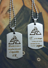 Vasco rossi Collona Cindolo con incisione Fans il Blasco acciaio idea regalo NEW