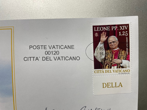 2025 vaticano busta annullo - 2025,