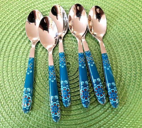 Set cucchiaini dessert e - set, 6