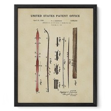 Poster brevetto sci | arte