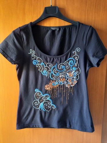 Maglietta shirt nera - shirt, sonia