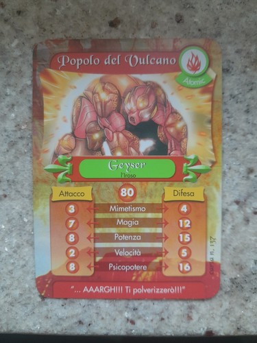 Carta gormiti geyser - carta,