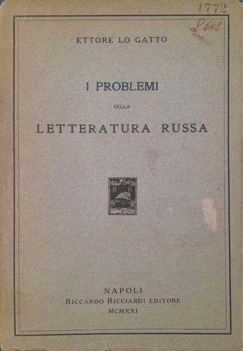 Problemi della letteratura - i,