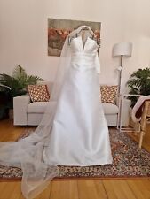 Splendido Abito da Sposa in Seta