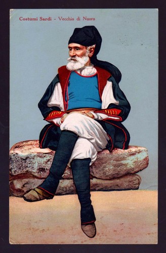 Costumi sardi vecchio nuoro - sardi,