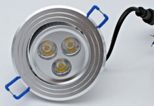 FARETTO LED DA INCASSO 3X1W 3000K rif. K106A