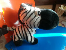 peluches SIMPATICA ZEBRA BIANCO NERA PER SOSTENERE LA PROPRIA SQUADRA INSIEME