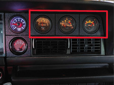 Support compteurs triple 52mm