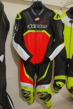 Tuta da corsa moto stile rossa