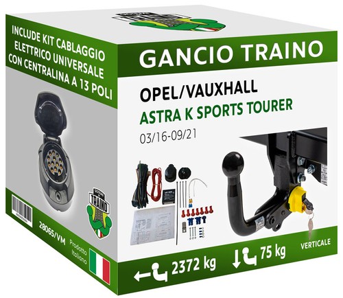 Gancio verticale estraibile - verticale,