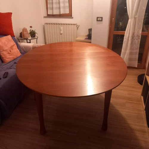 Tavolo ribalta ellittico in - tavolo,