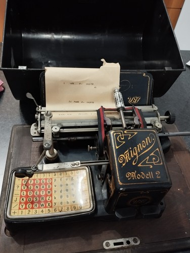 Macchina scrivere mignon - scrivere,
