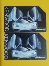 ✳️SCHEDE TELEFONICHE Sip Italia??Serie Kenwood MC Laren" Scheda N 306/307