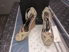 Sandali Compensati Beige JUST