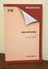 Lettera alle Famiglie di Giovanni Paolo II, Papa (Edizioni Paoline 1994)