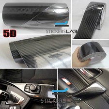 Nastro adesivo carbonio modello 5D, trama 4D per wrapping decorazione 10/25/50mm