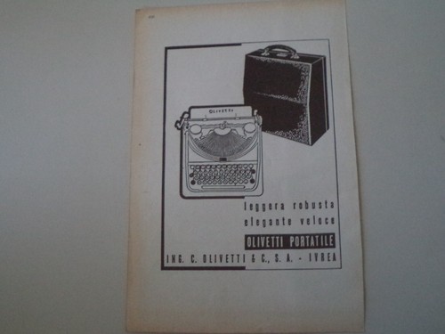 Advertising pubblicità 1937 - pubblicità,
