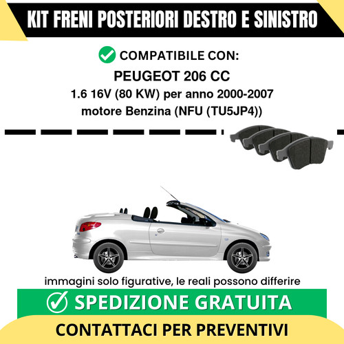 Pastiglie freno posteriori - pastiglie,