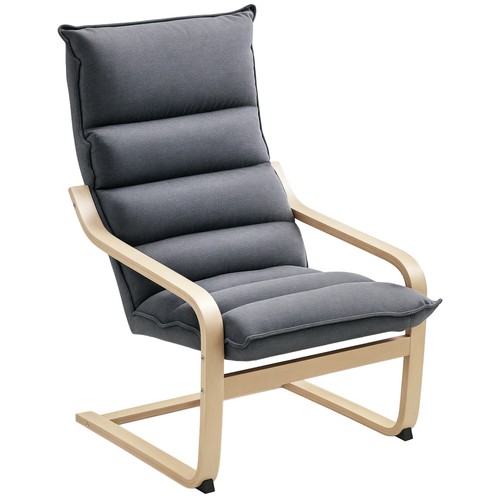 Homcom poltrona dondolo - homcom, con