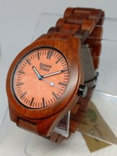 OROLOGIO UOMO LEGNO ACERO
