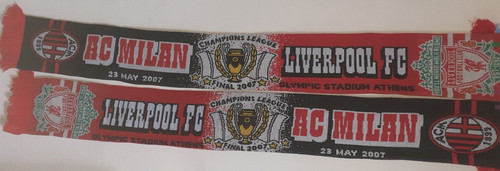 Sciarpa milano liverpool - milano,