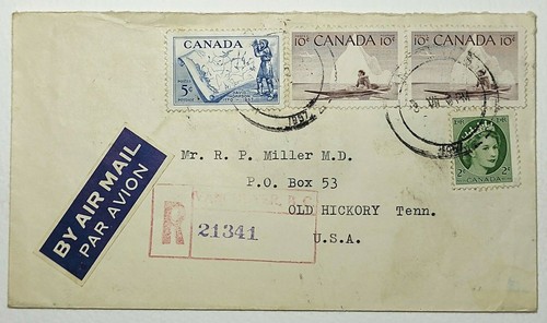 1957 canada copertina - canada, posta