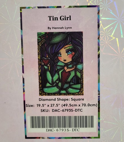 Diamond art club tin girl - diamond,