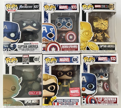 New lot funko pop captain - 6,