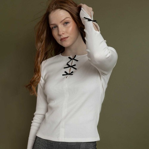 Maglia donna scollo rotondo