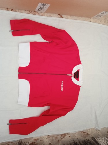 Felpa con zip rossa 100 - zip, 100%