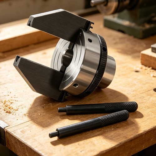 Mandrino tornio legno foratura