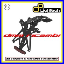 Portatarga LighTech KEEWAY RKF 125 2022 2023 2024 regolabile con luce targa led