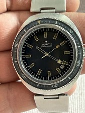 orologio subacqueo automatico Zenith Sub Sea 1000 metri Vintage Funzionante 