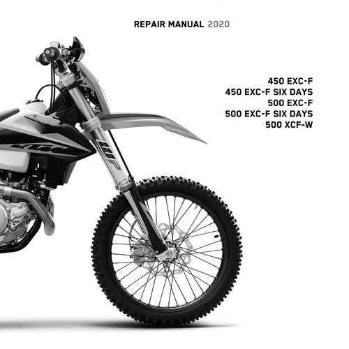 Ktm 450 exc - 450, manuale