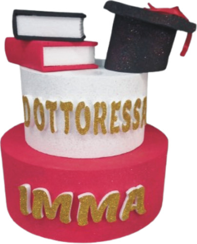 Laurea torta scenografica - laurea,