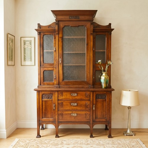 Credenza doppio corpo noce - credenza, in