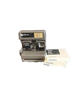 Macchina fotografica vintage Polaroid OneStep Closeup 600 pellicola istantanea con 2 pezzi di carrelli